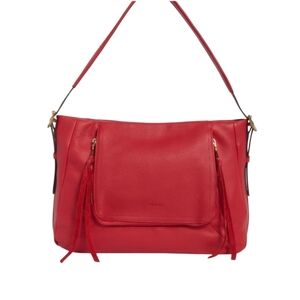 Aimee Kestenberg Red Leather Purse Shoulder Bag